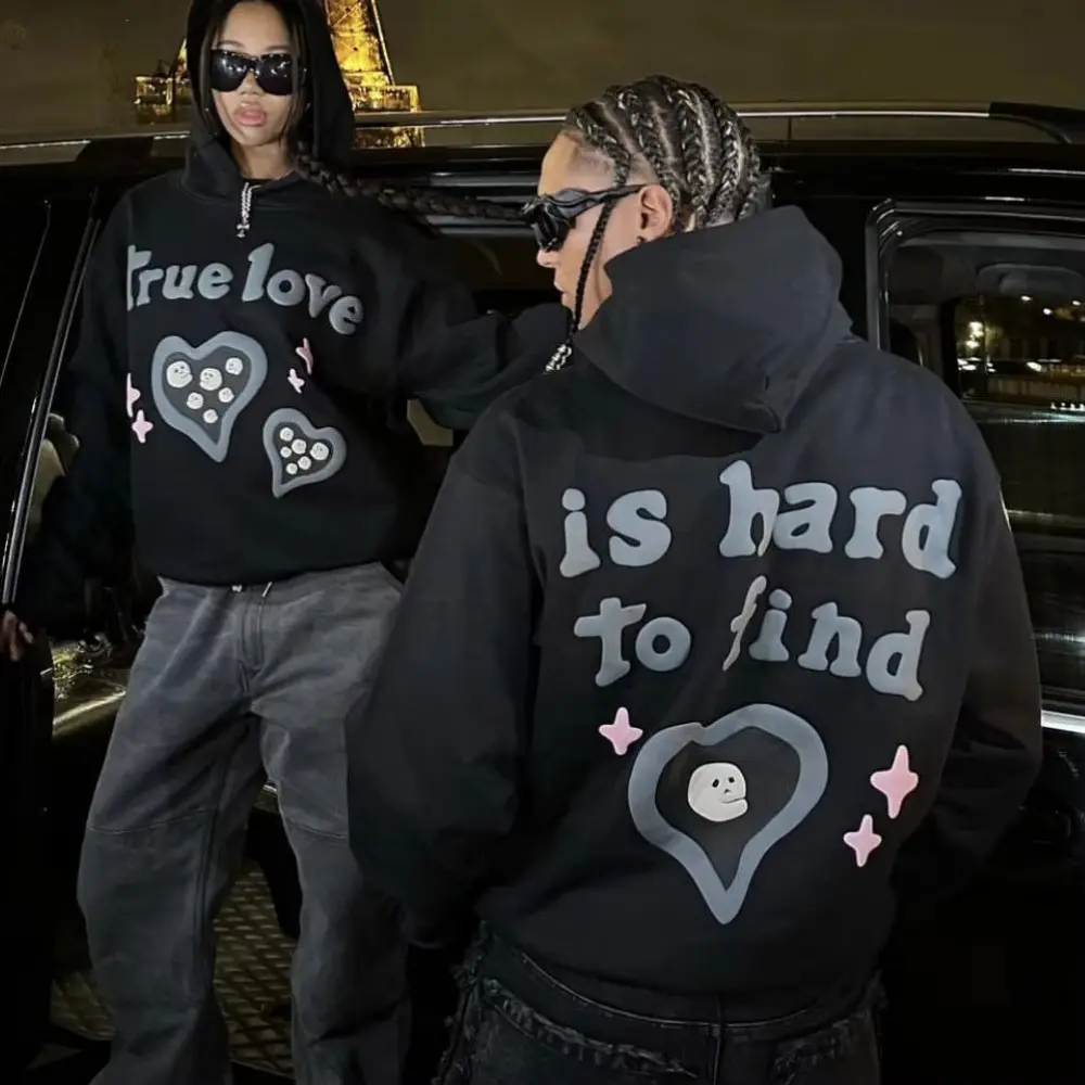 Custom Unisex Puff Print Hoodies (1)