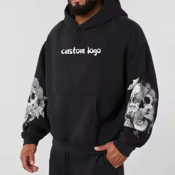 Custom Skull Print Hoodies