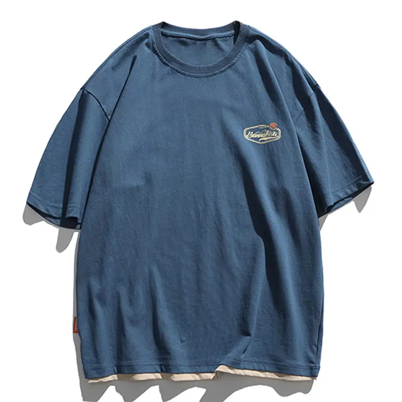 Custom Wholesale Mens Letter Graphic Printed T Shirt vintage t shirts Factory (8)56w