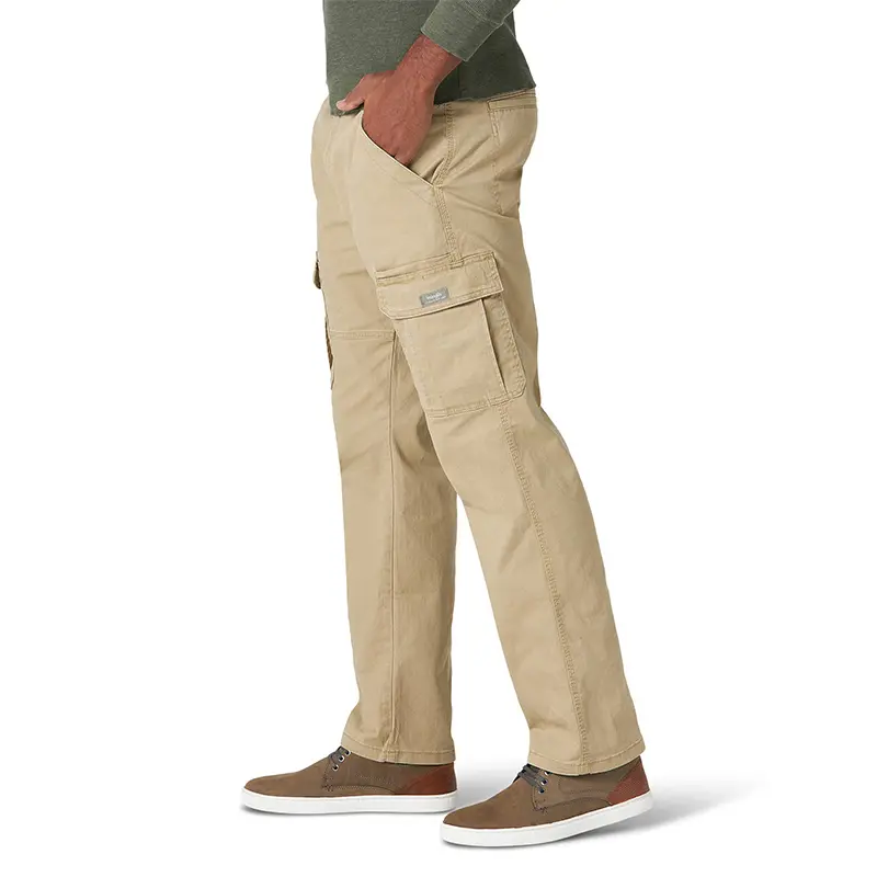 Custom Wholesale Men's Relaxed Fit Stretch Cargo Pant Factory (5)qh0