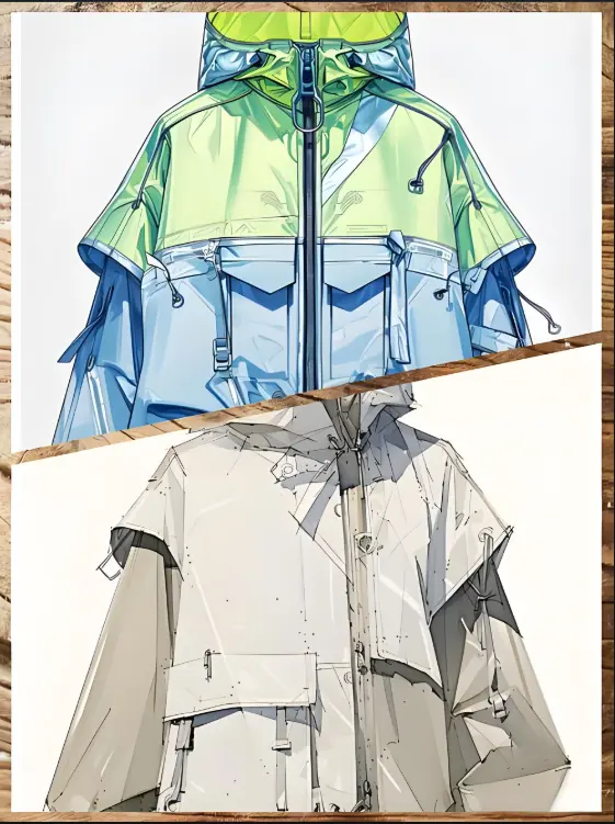 Men's design drawing