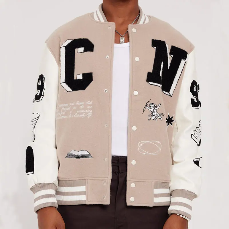 Custom Embroidery Baseball Uniform Jacket Manufacturer