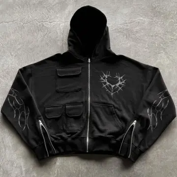 Men's Customized Pocket Zipper Hoodies Manufacturers