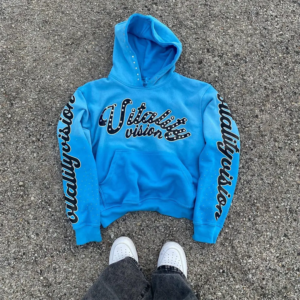 Men's Custom diamond graphic Hoodies Manufacturers