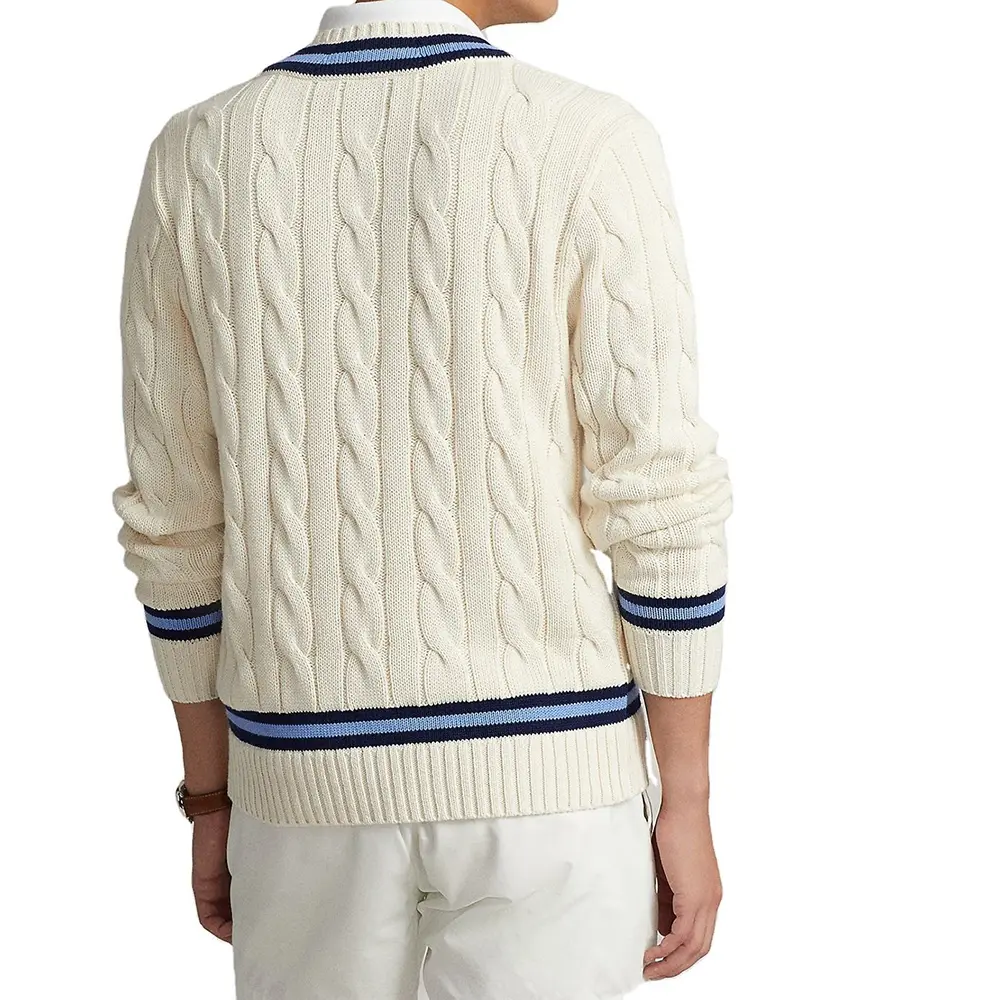 Custom V-neck fashion sweater Manufacturer