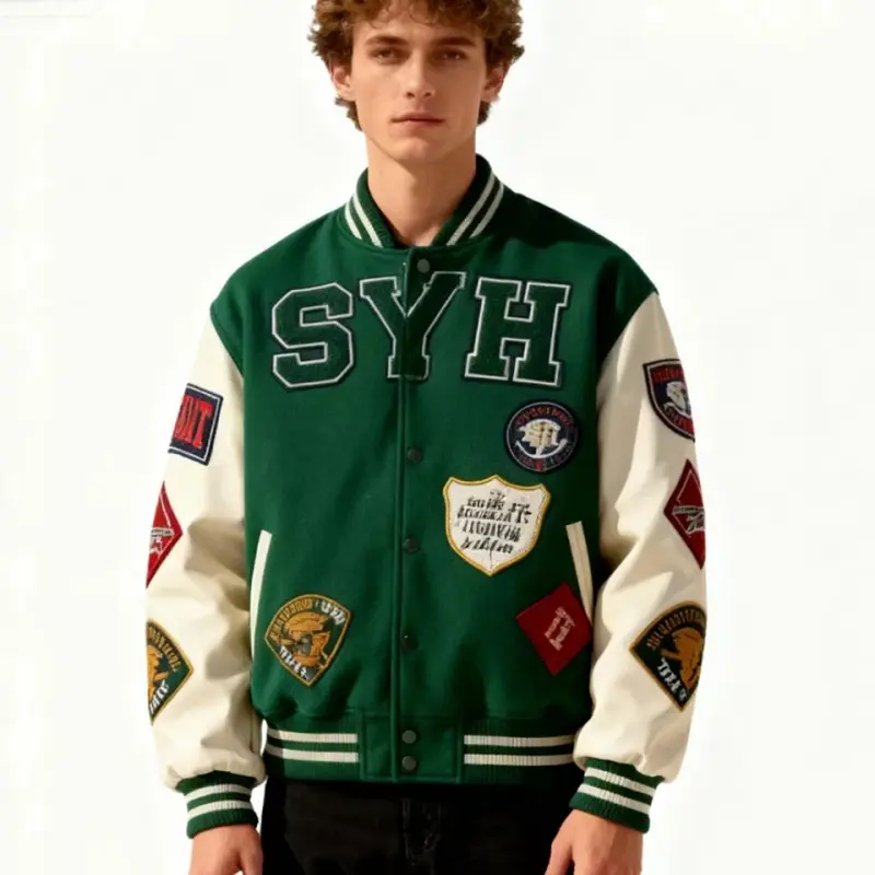 Custom Emblem-Adorned Varsity Jacket