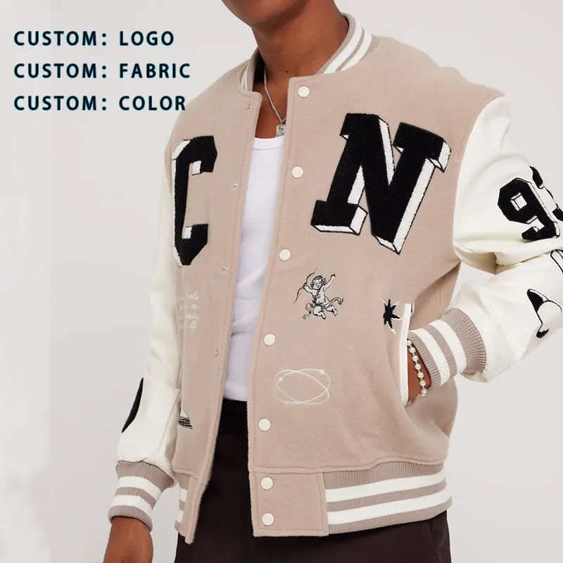 Custom Embroidery Baseball Uniform Jacket (1)8sj