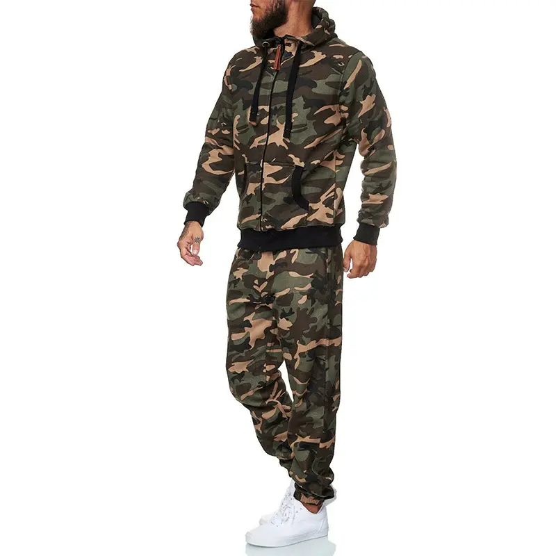 Custom Wholesale Men's Tracksuit 2 Piece Sets Sweatsuits Factory (4)bzc