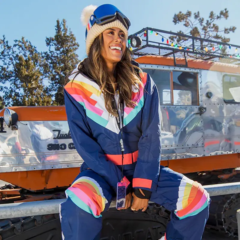 Custom Wholesale Men's Santa Fe Shredder Ski Suit Winter Snow One Piece Ski Suits (9)clv