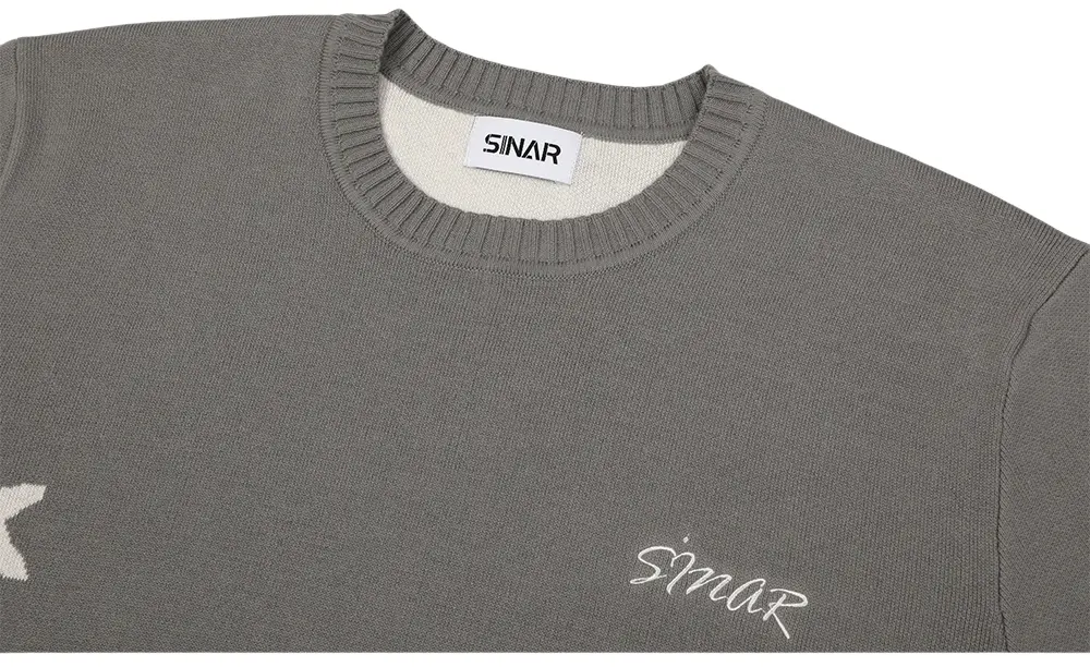 Custom embroidered logo sweater Manufacturer