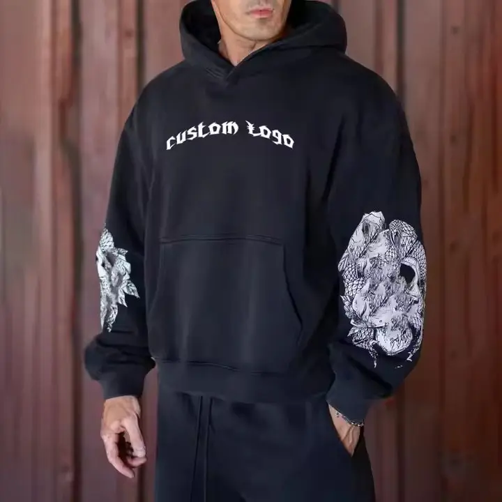 Custom Skull Print Hoodies