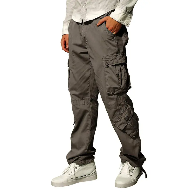 Custom Wholesale Black Men's Cargo Pants Manufacturer (5)4ps