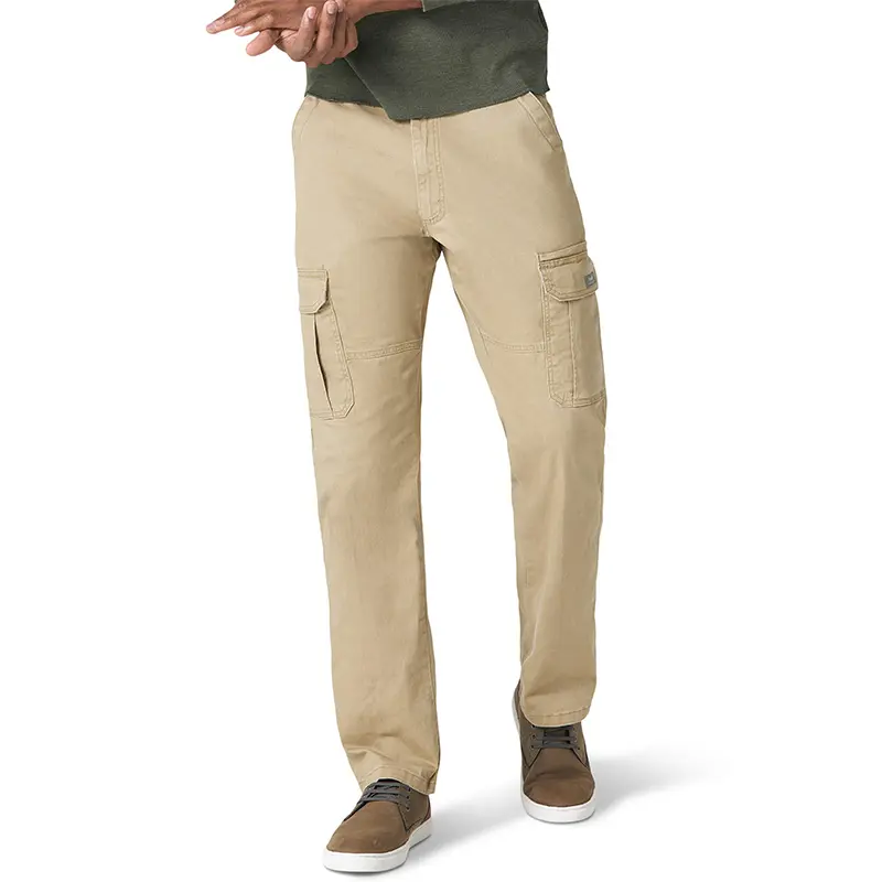 Custom Wholesale Men's Relaxed Fit Stretch Cargo Pant Factory