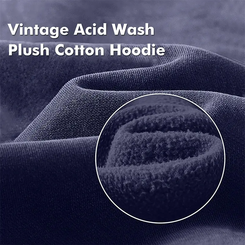 Custom Wholesale Men's Oversize Sweatshirt Vintage Pullover Hoodies Manufacturer