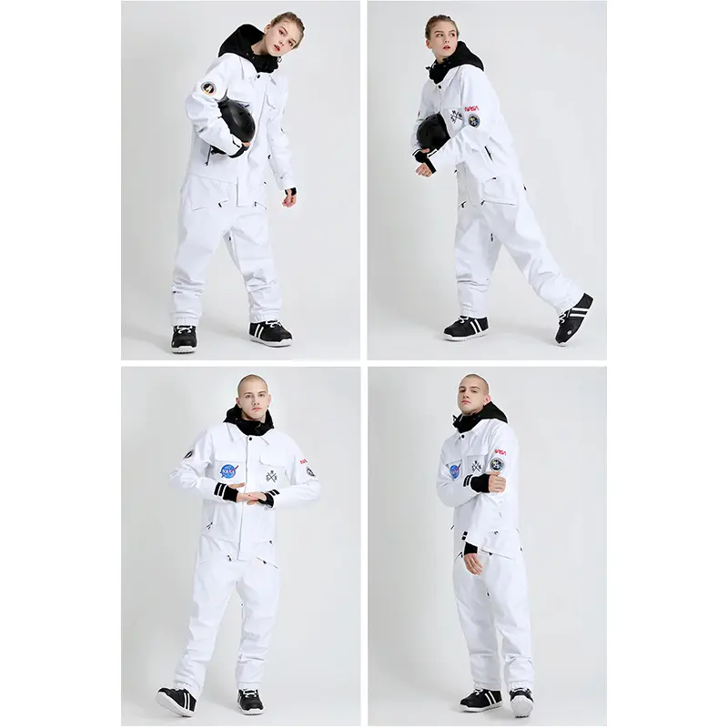 Custom Wholesale Men's Ski Suits One Piece Ski Suit Pink Black White Manufacturer (9)4s7