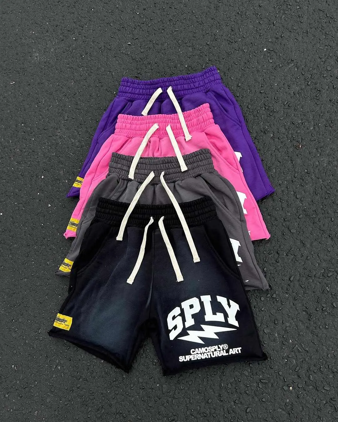 Custom Printed Distressed Sweat Shorts Manufacturers