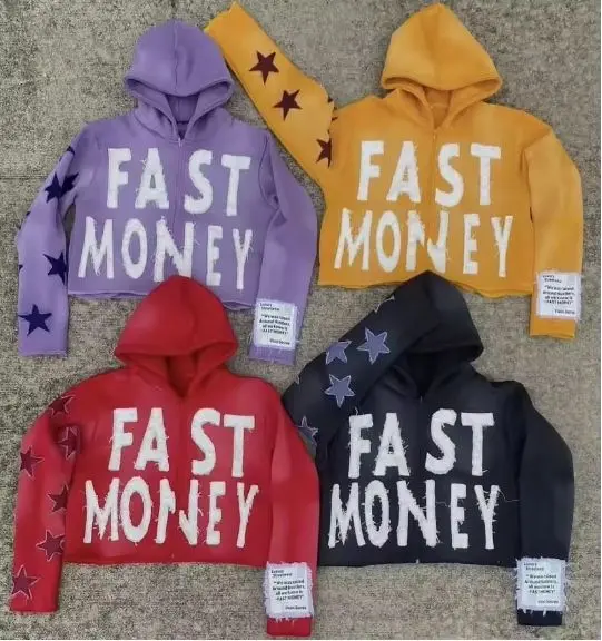 Shorts Patch Embroidered Hoodie (1)