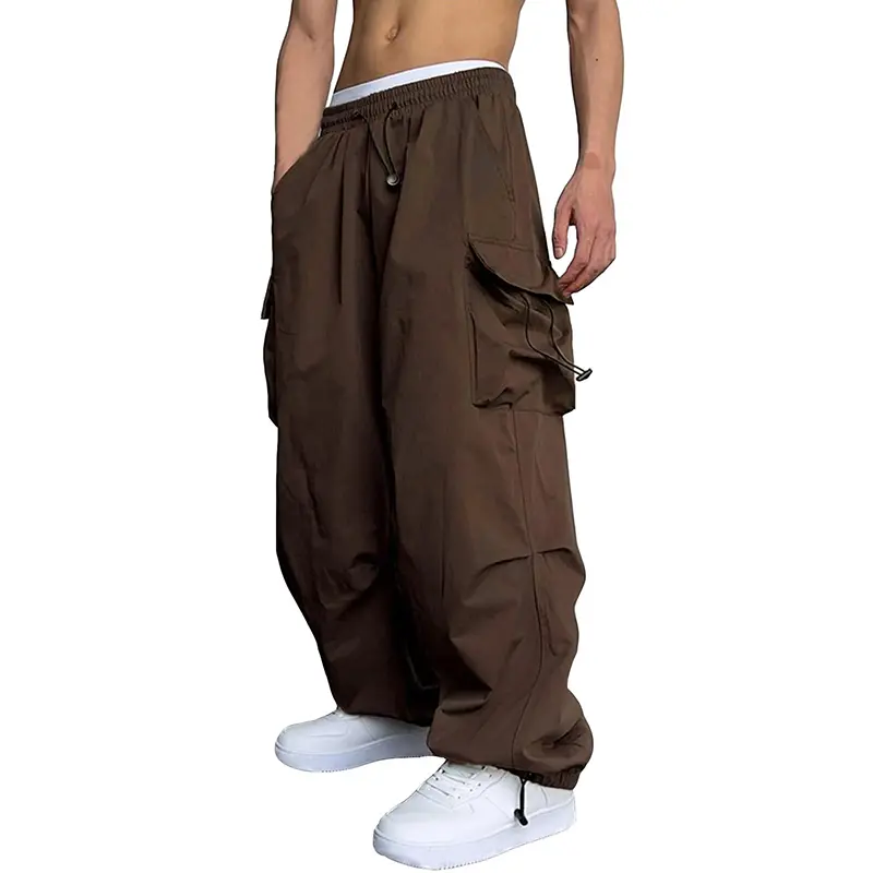 Custom Wholesale Men's Casual Baggy Cargo Pants Supplier (5)xxn