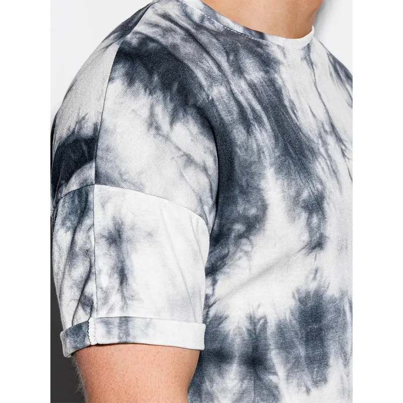 Custom Wholesale Men's Tie-Dye T-shirt Factory Gray (2)n49