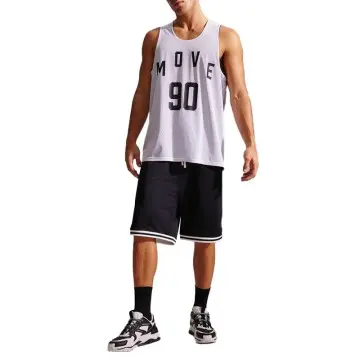 Custom Wholesale Loose-Fit Basketball Shirt Printed Mesh Tank Tops Supplier
