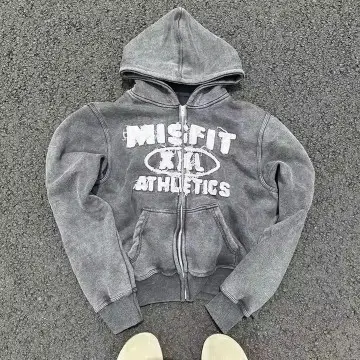 Custom Patchwork Embroidered Zipper Hoodie