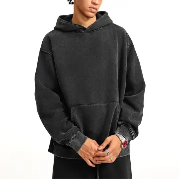 Custom Wholesale Men's Oversize Sweatshirt Vintage Pullover Hoodies Manufacturer