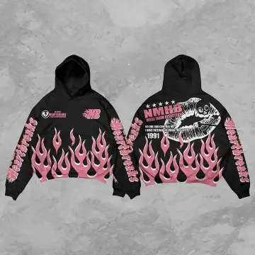 Men's Custom flame-printed graphic Hoodies Manufacturers