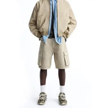 Custom Wholesale Denim Men Cargo Shorts Causal Washed Effect Manufacturer