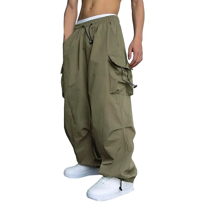 Custom Wholesale Men's Casual Baggy Cargo Pants Supplier