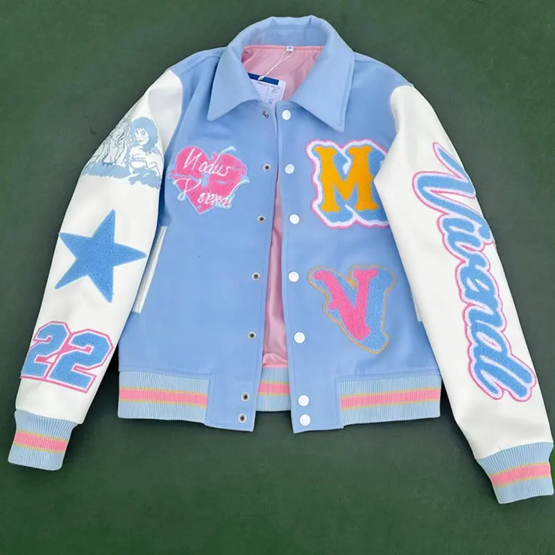 Custom Logo Baseball Jacket For Mens (1)